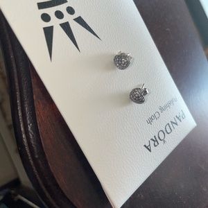 Pandora heart earrings